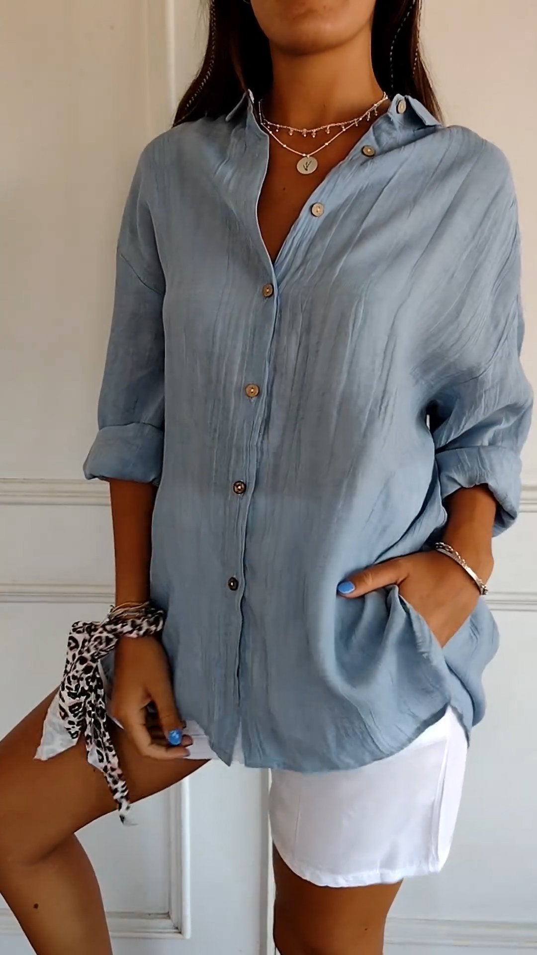 Yolanda | Camisa casual de corte relajado