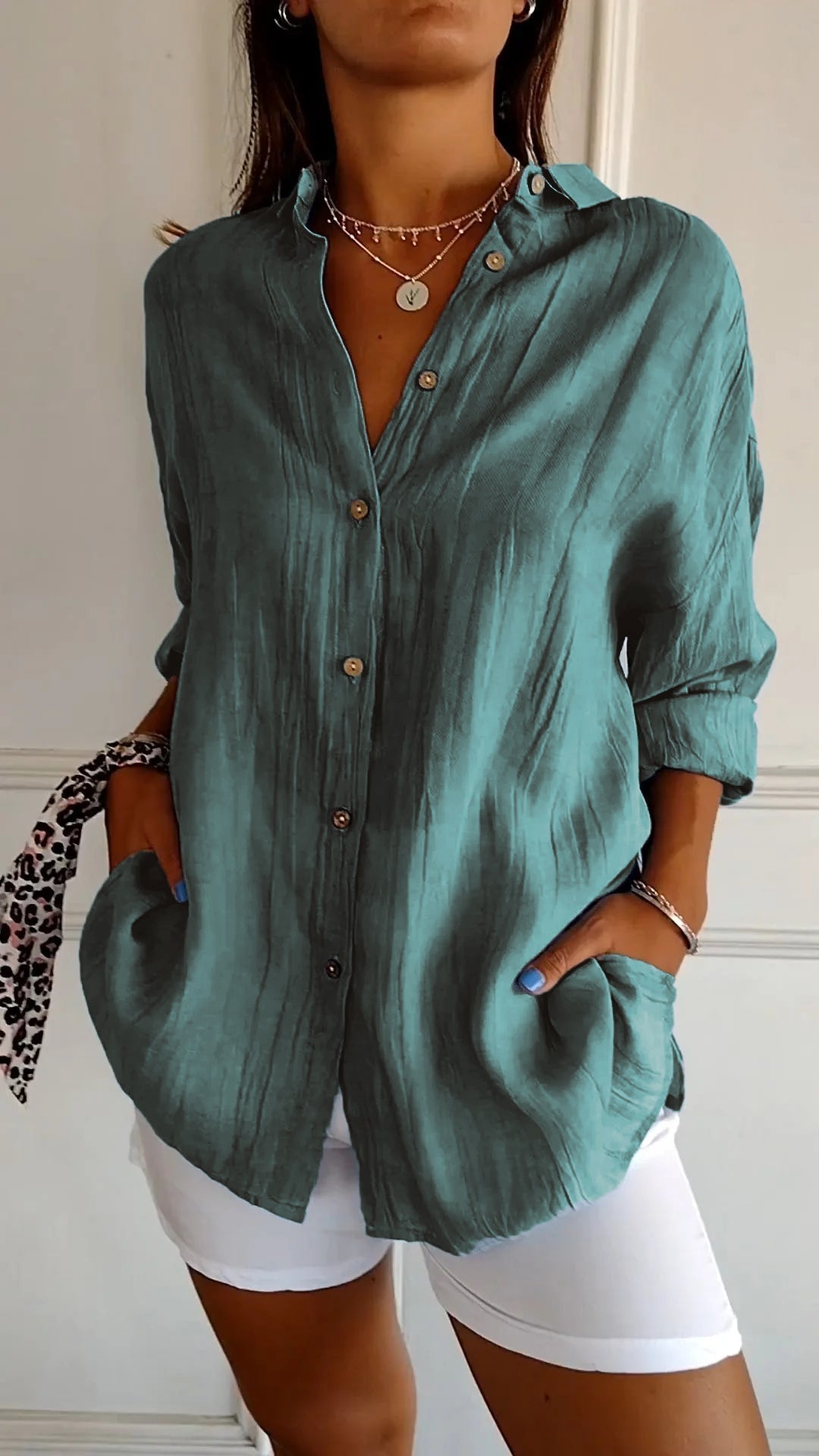 Yolanda | Camisa casual de corte relajado
