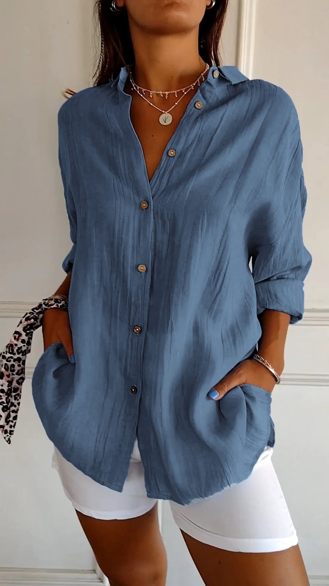 Yolanda | Camisa casual de corte relajado