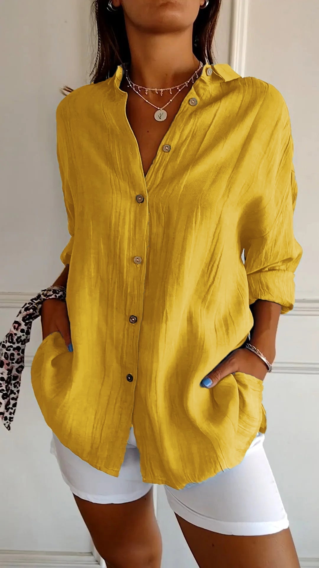 Yolanda | Camisa casual de corte relajado