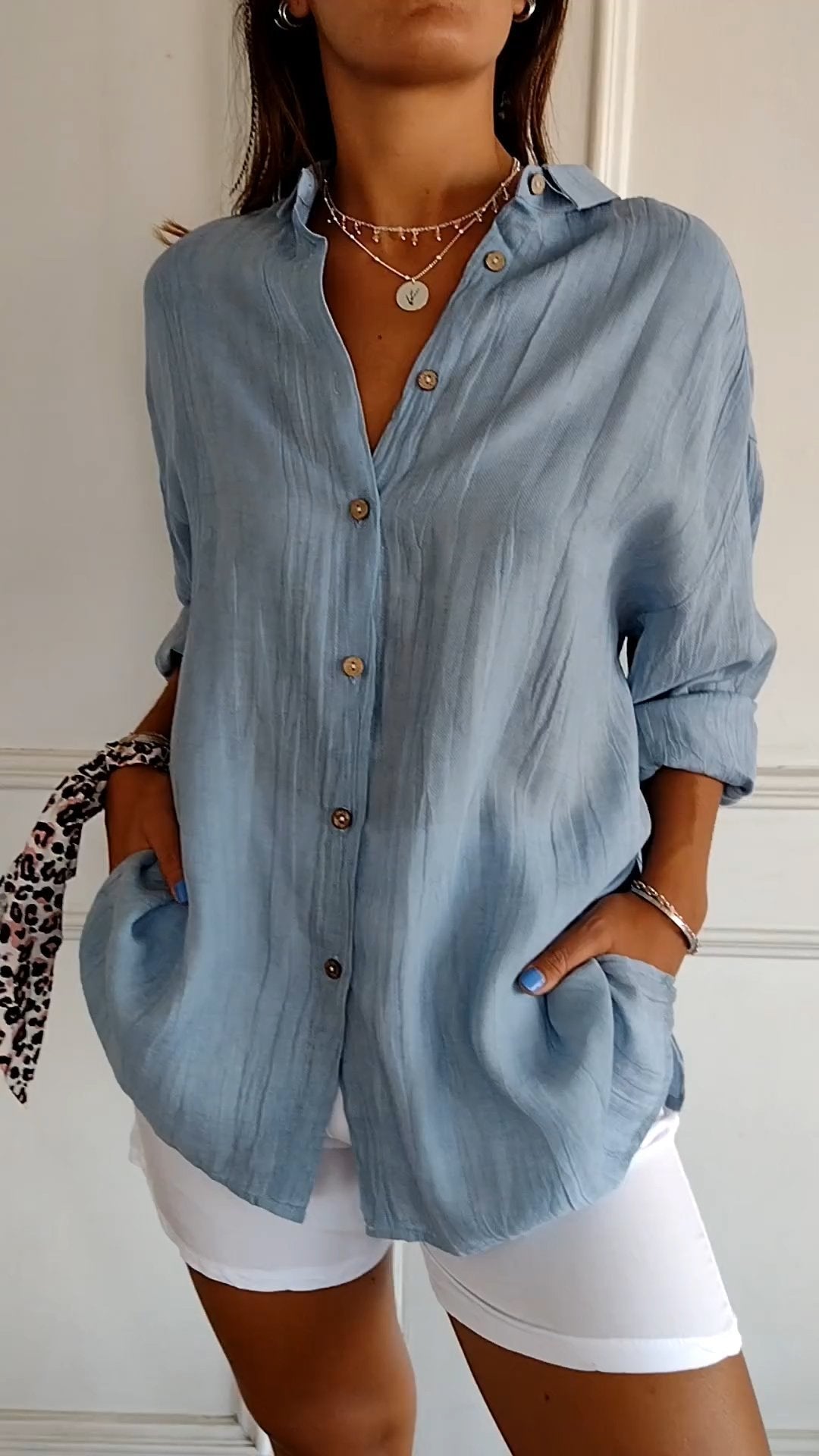 Yolanda | Camisa casual de corte relajado