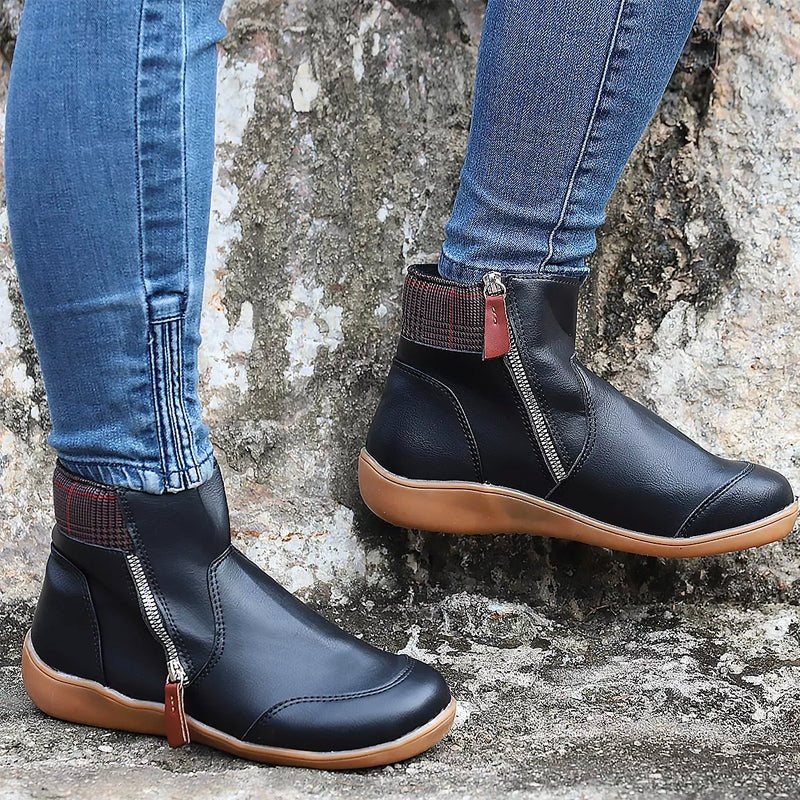 Oriana | Botines de invierno con cremallera