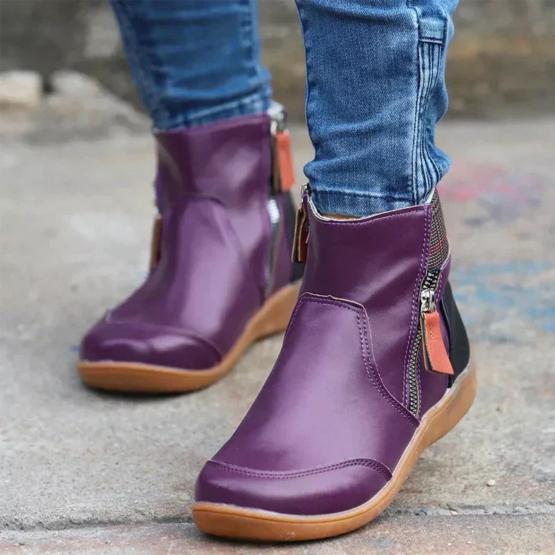 Oriana | Botines de invierno con cremallera